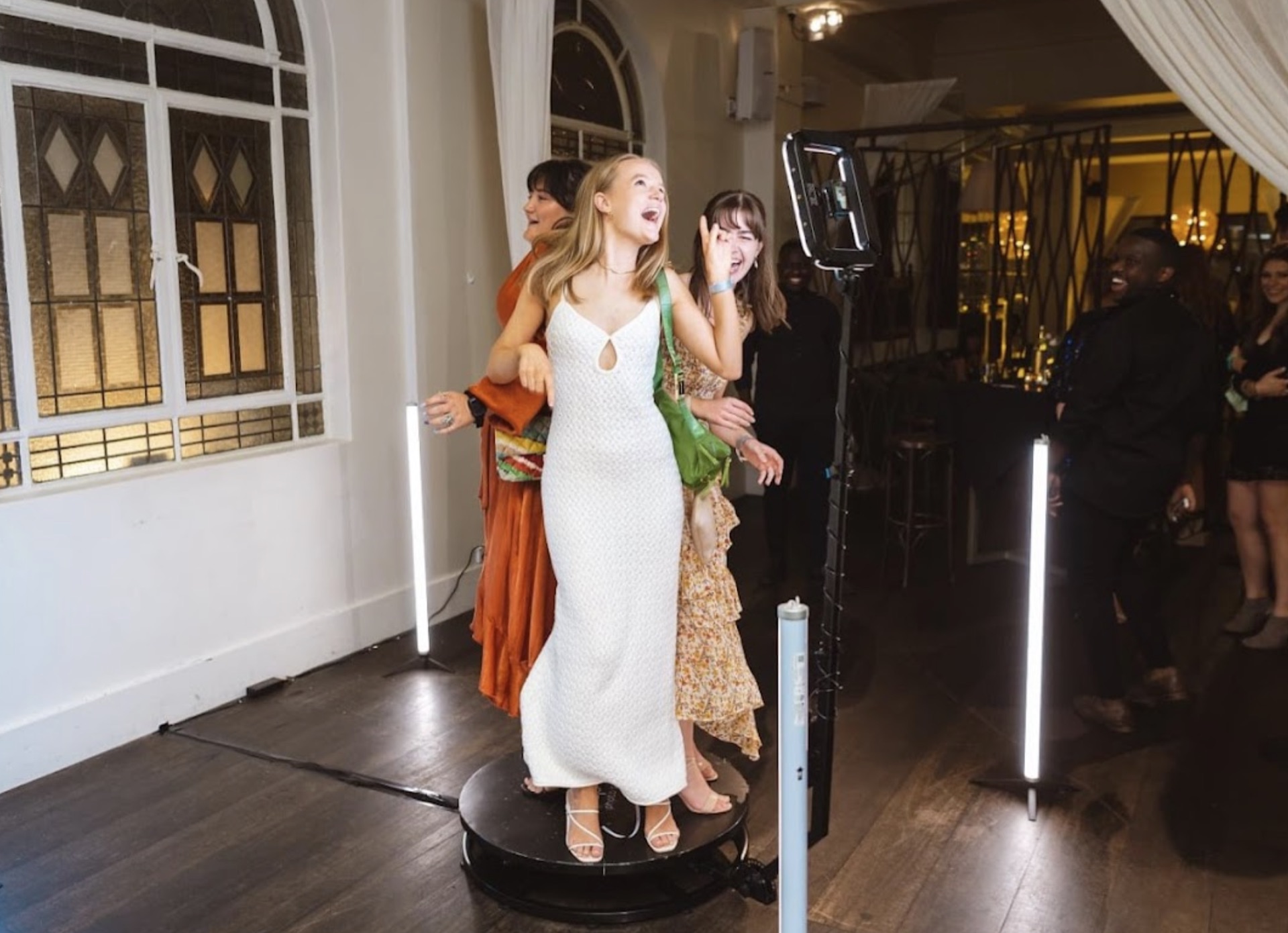 360 photo booth rental at Bay Area event